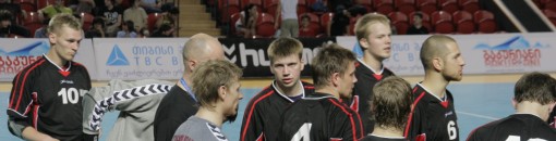 Latvijas izlase, Artis Kurmēns (kreisajā pusē). Foto: Agate Zālīte