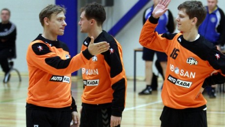 Helmuts Tihanovs, Artūrs Buračevskis un Raitis Puriņš (Foto: Sandra Škutāne)